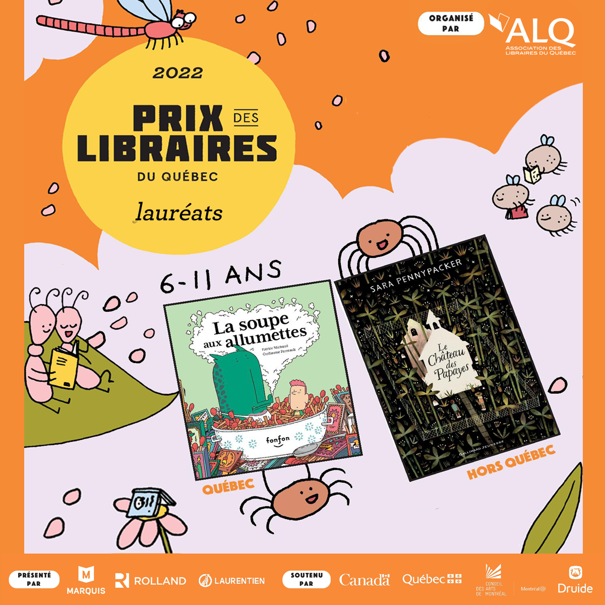 Prix des libraires du Québec 2022 (jeunesse) : les lauréat-e-s 3