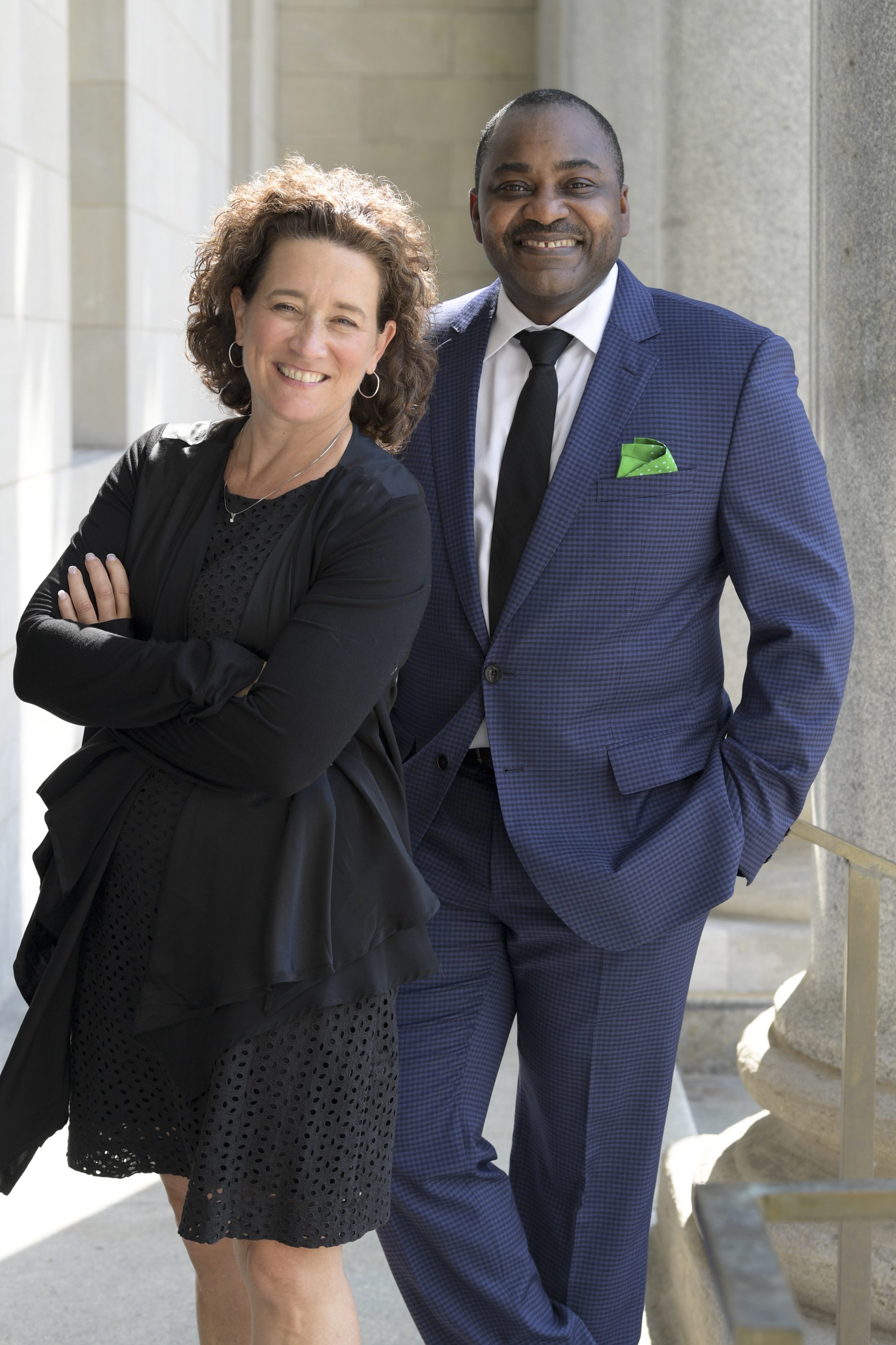Ben Marc Diendéré et Nathalie Maillé