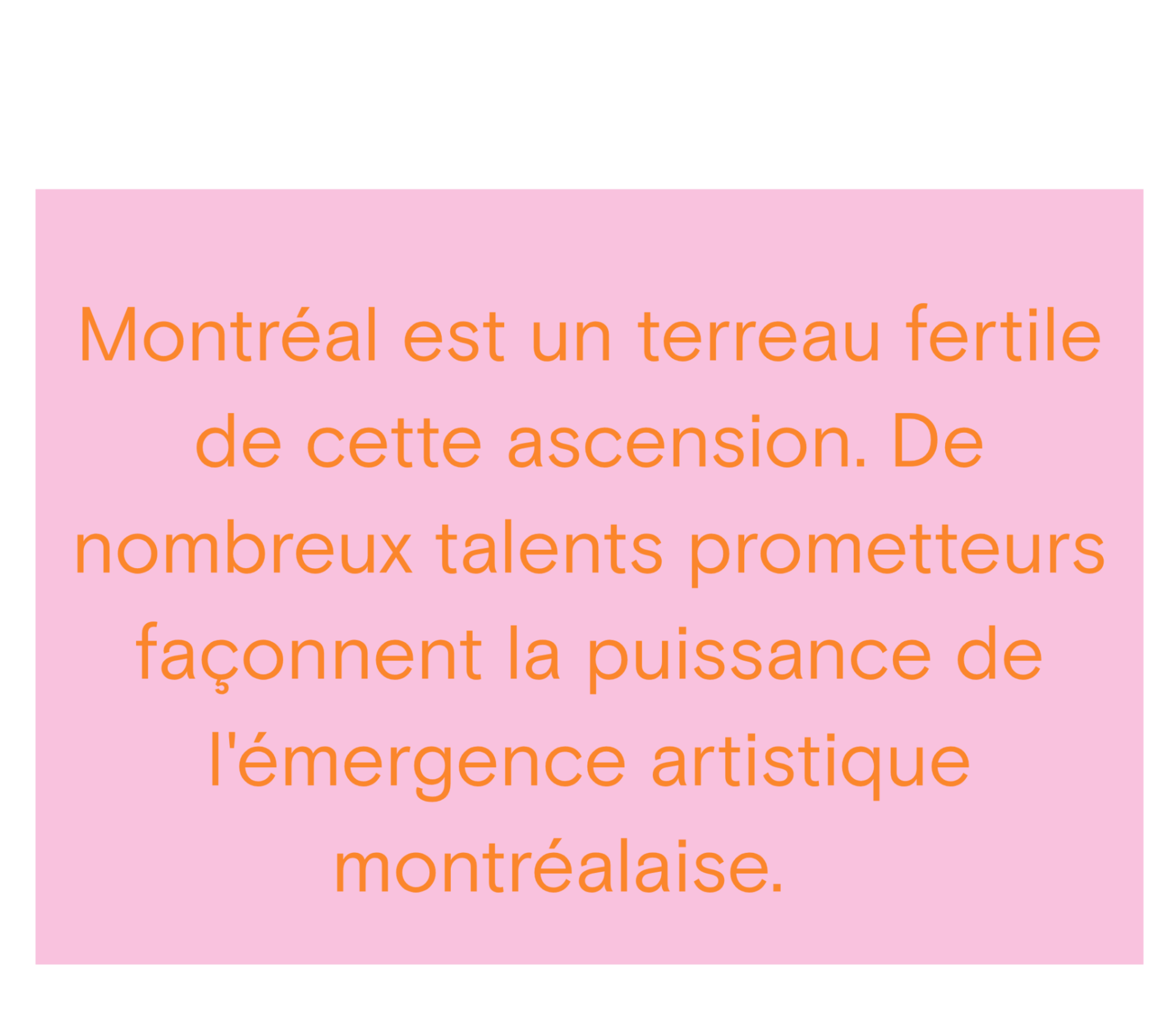 Ensemble, propulsons l’art qui rallie et qui relie Montréal! 50 Ensemble, propulsons l'art qui rallie et qui relie Montréal! 51